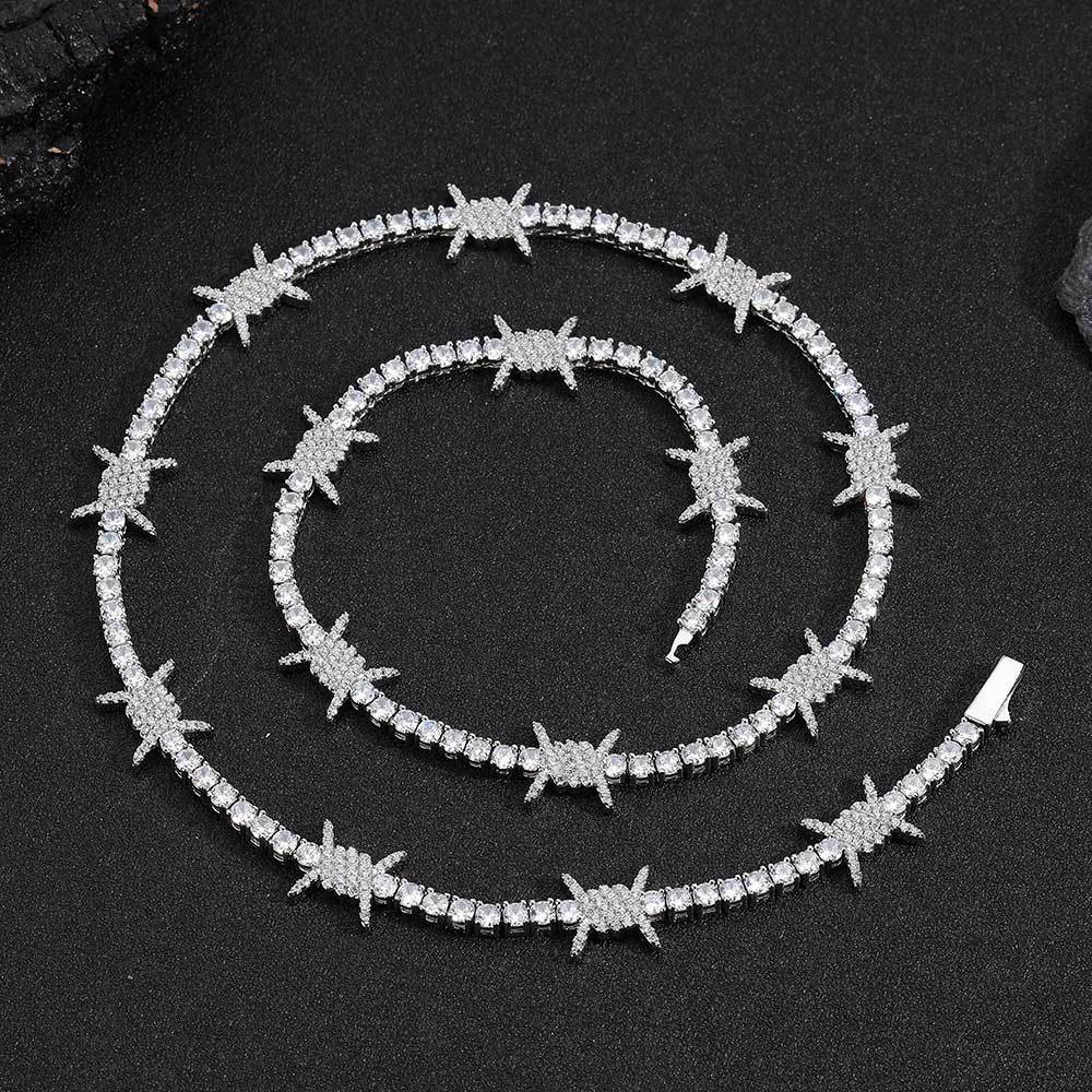 Spring Buckle Thorn Tennis Chain