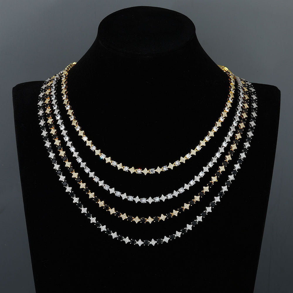 Star Zircon Tennis Chain