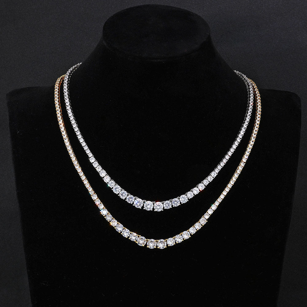 Hip Hop Zircon Tennis Necklace