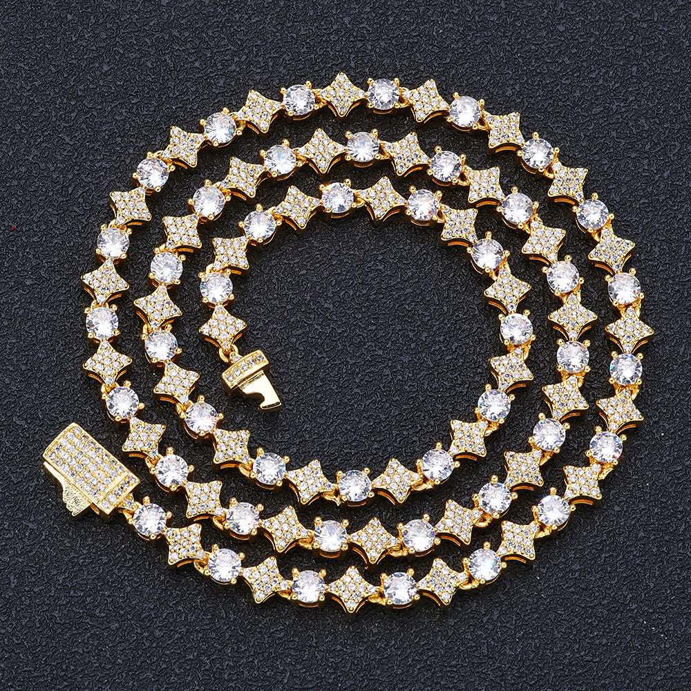 Star Zircon Tennis Chain