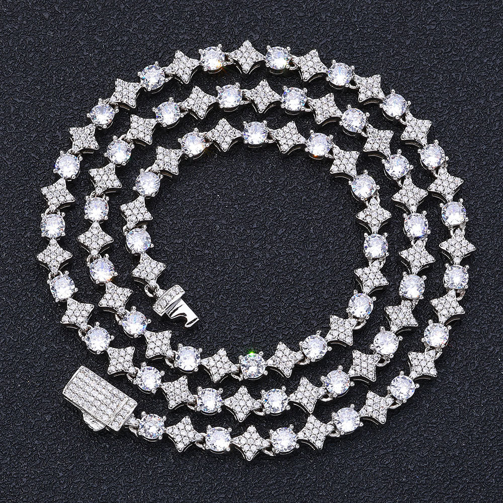Star Zircon Tennis Chain