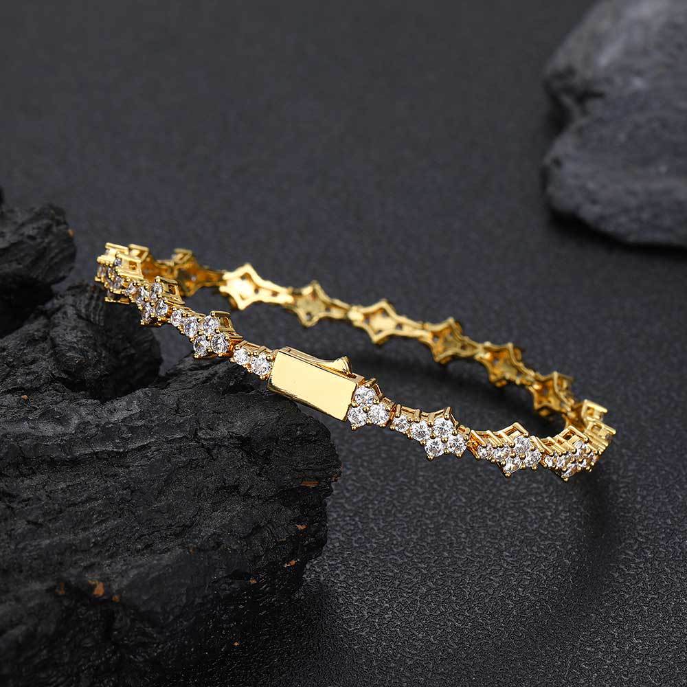 Honeycomb Tennis Bracelet