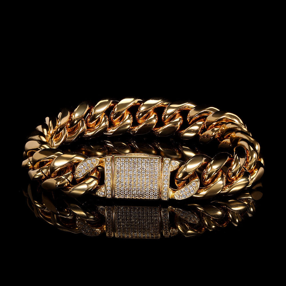 Cuban Stone Iced Bracelet