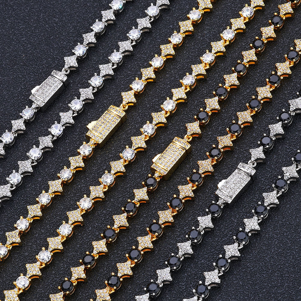 Star Zircon Tennis Chain