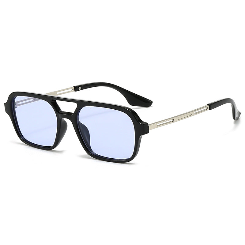 Vintage Square Aviator Sunglasses