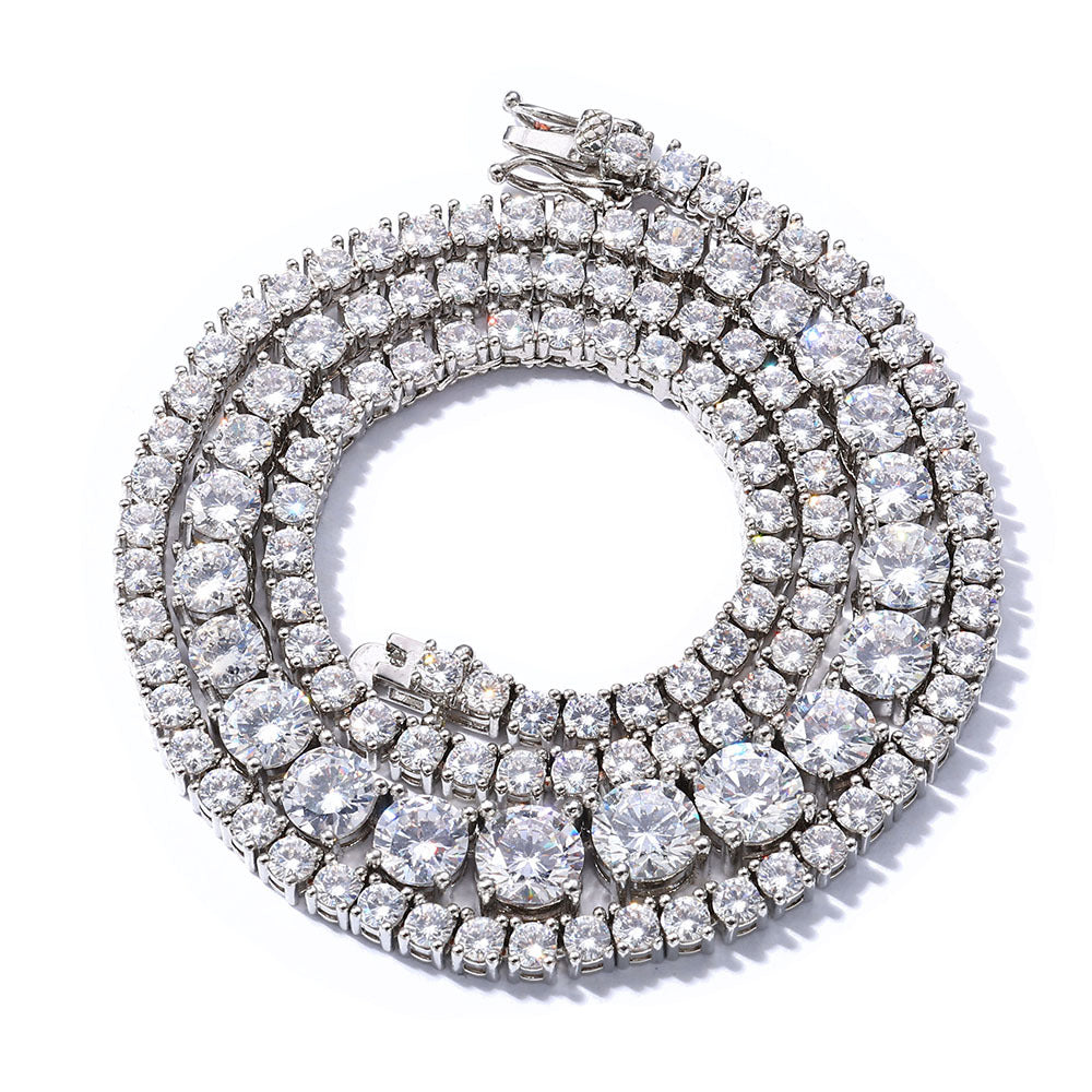 Hip Hop Zircon Tennis Necklace