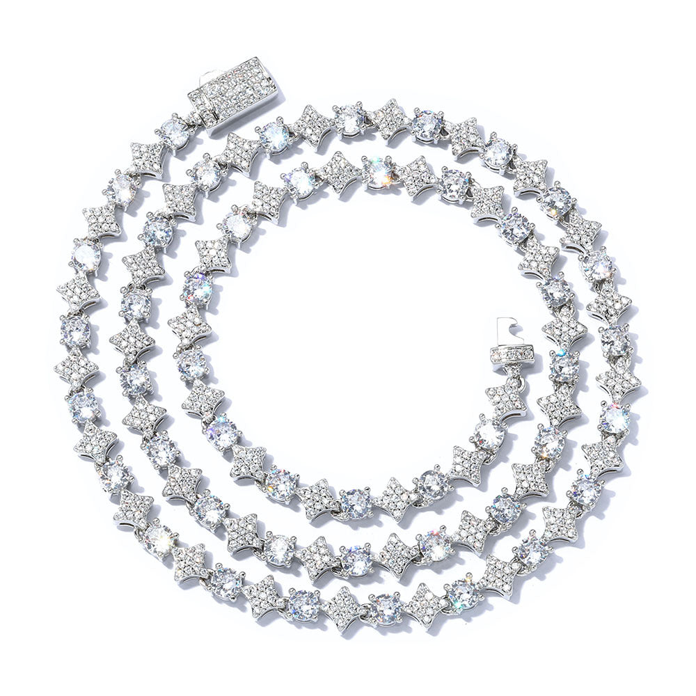 Star Zircon Tennis Chain