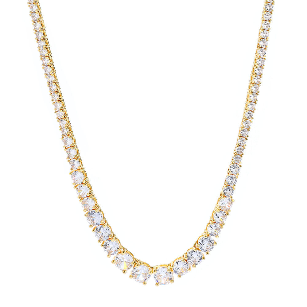 Hip Hop Zircon Tennis Necklace