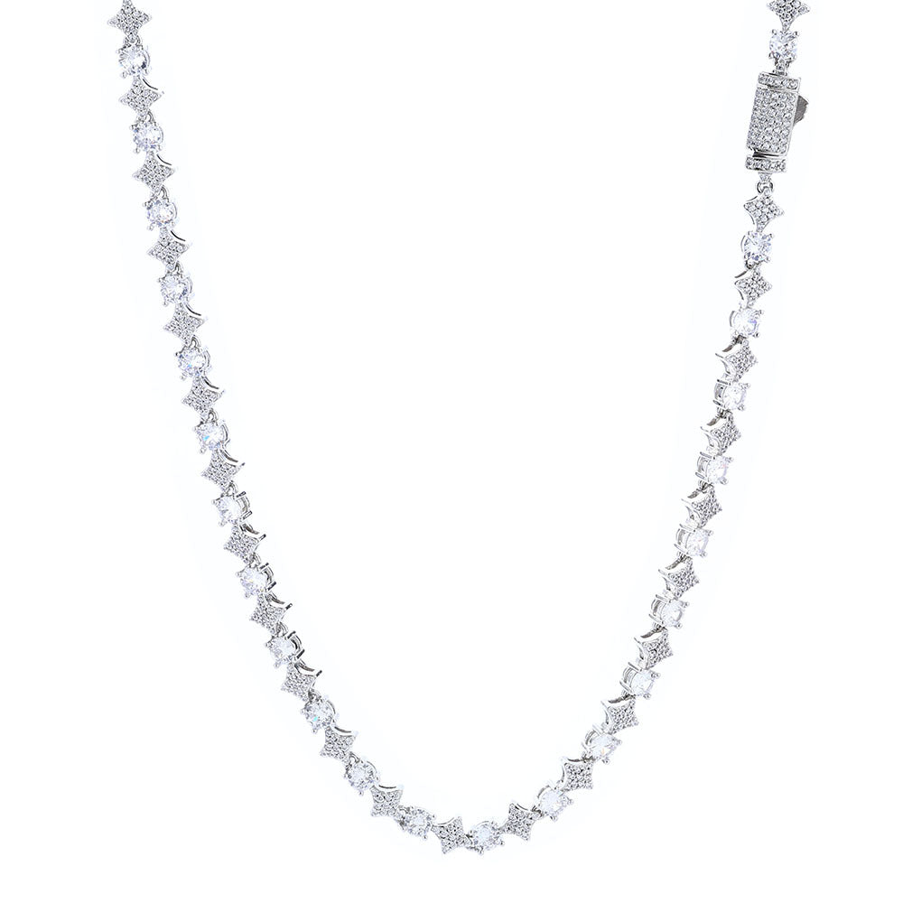 Star Zircon Tennis Chain
