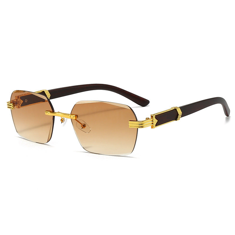 Retro Rimless Sunglasses