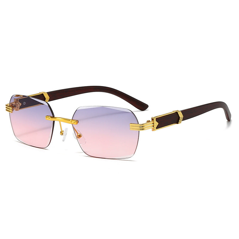 Retro Rimless Sunglasses