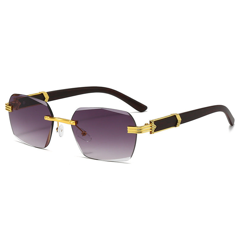 Retro Rimless Sunglasses