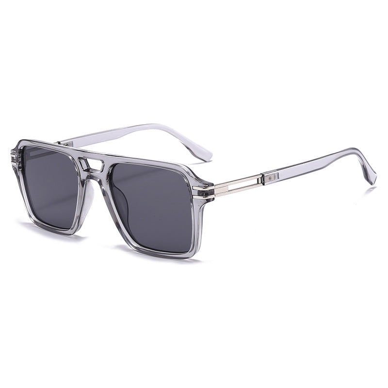 Big Size Double Bridge Sunglasses