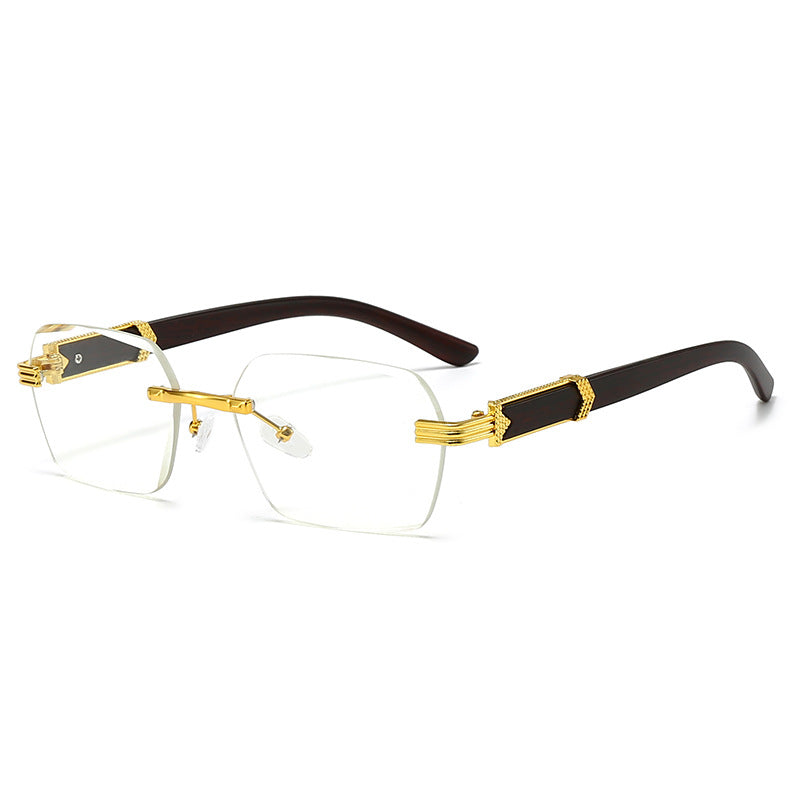 Retro Rimless Sunglasses