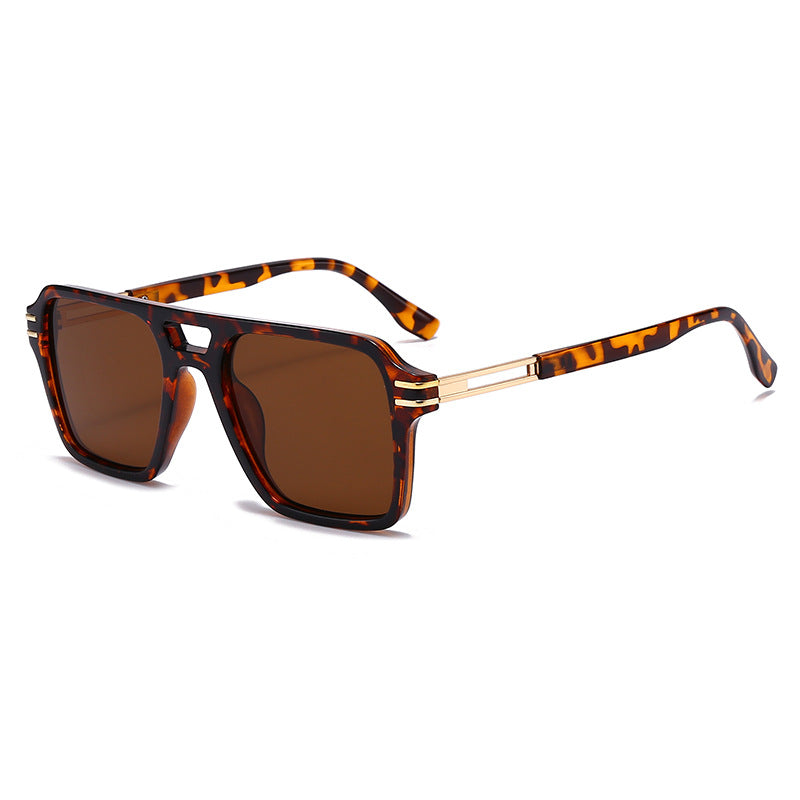 Big Size Double Bridge Sunglasses