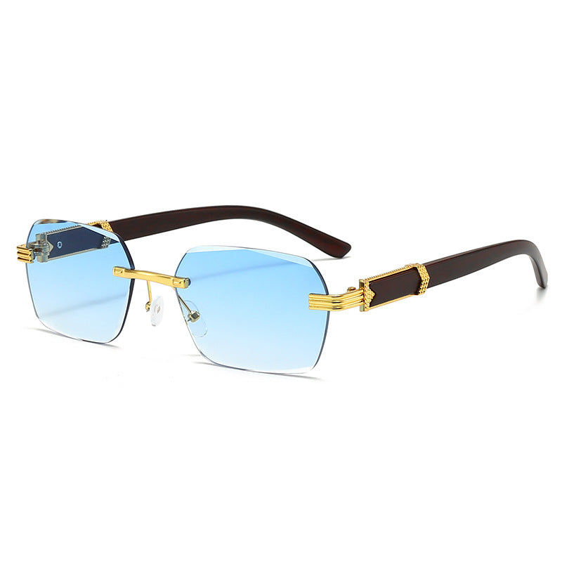 Retro Rimless Sunglasses