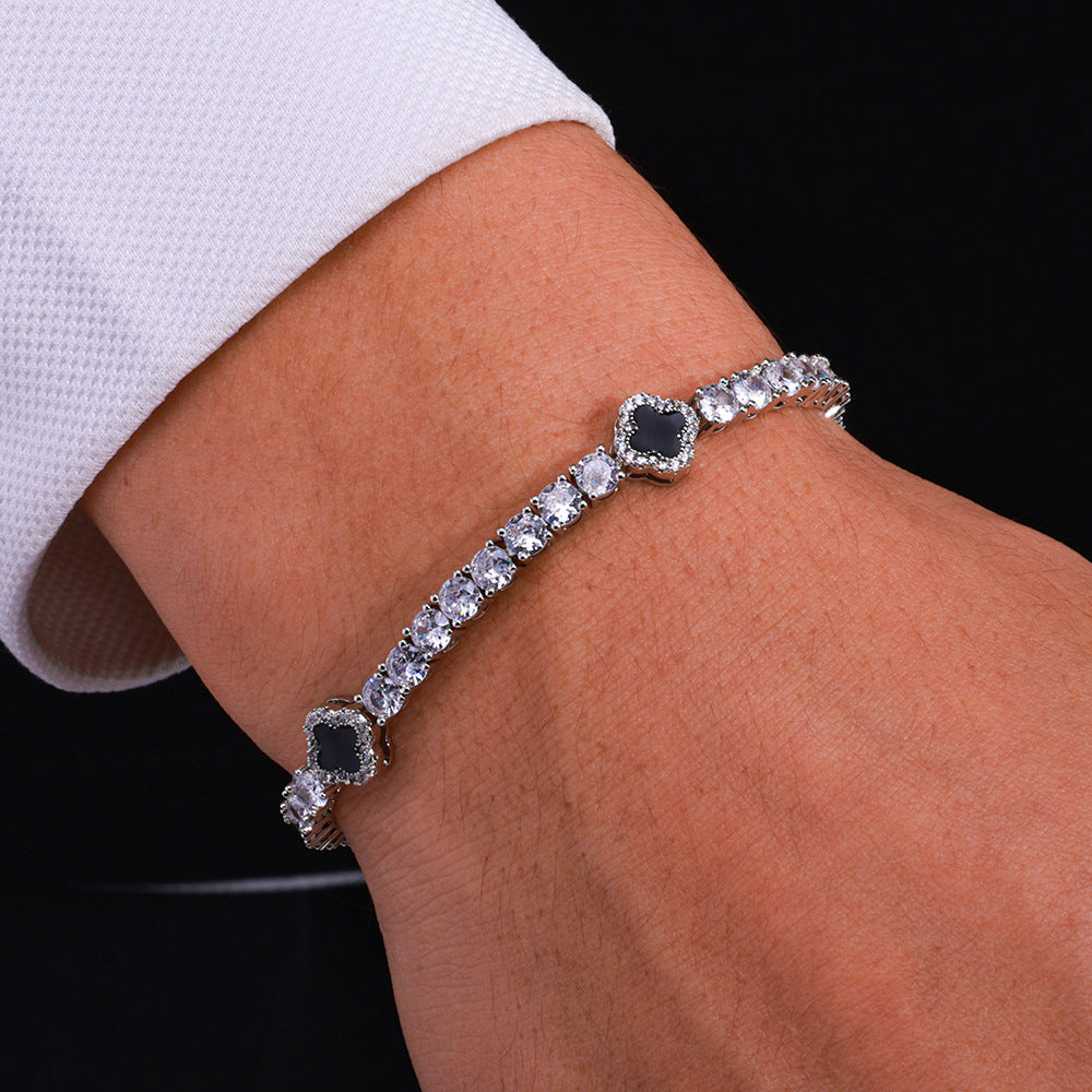 Four Leaf Clover Diamond Bracelet