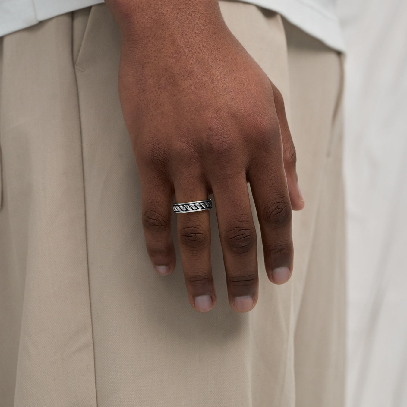 Rope Ring (Silver)
