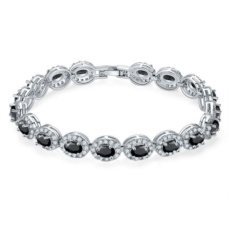 Silver Oval Bracelet