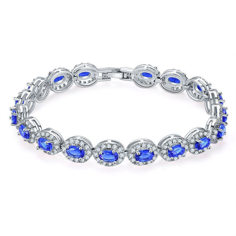 Silver Oval Bracelet