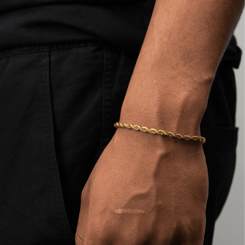 Rope Bracelet (Gold) 4MM