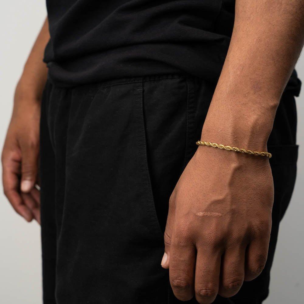 Rope Bracelet (Gold) 4MM