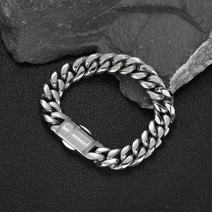 Cuban Diamond Buckle Bracelet