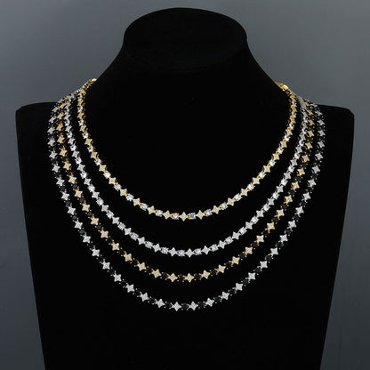 Star Zircon Tennis Chain