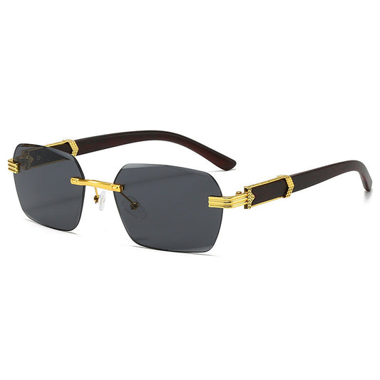 Retro Rimless Sunglasses