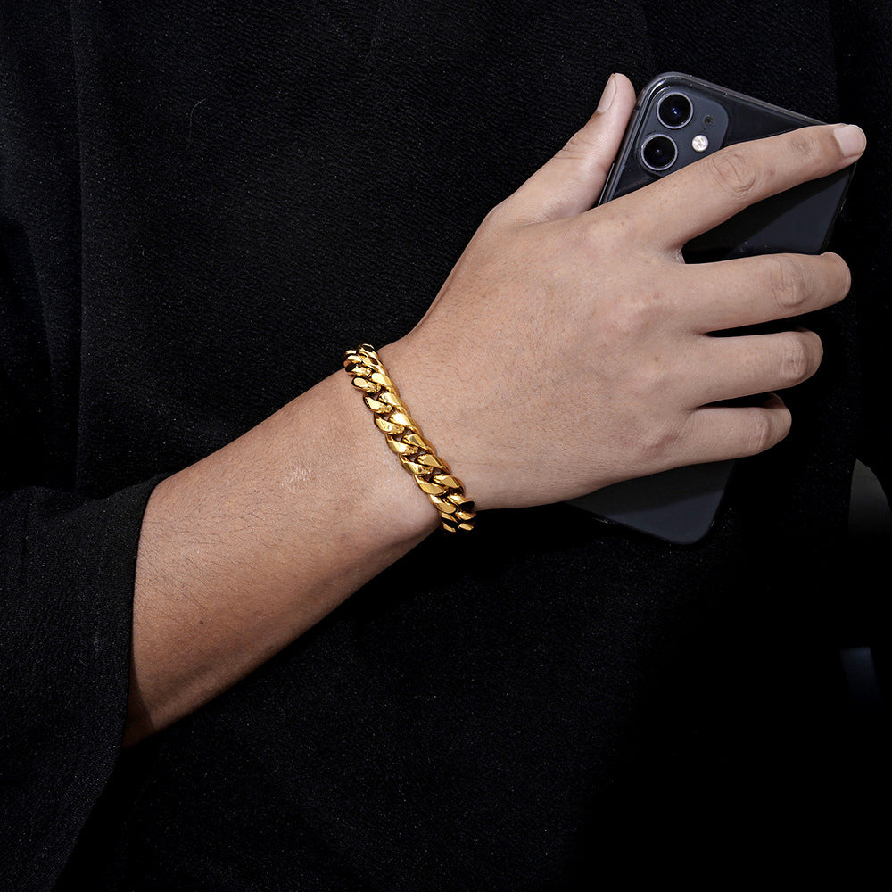 Cuban Stone Iced Bracelet