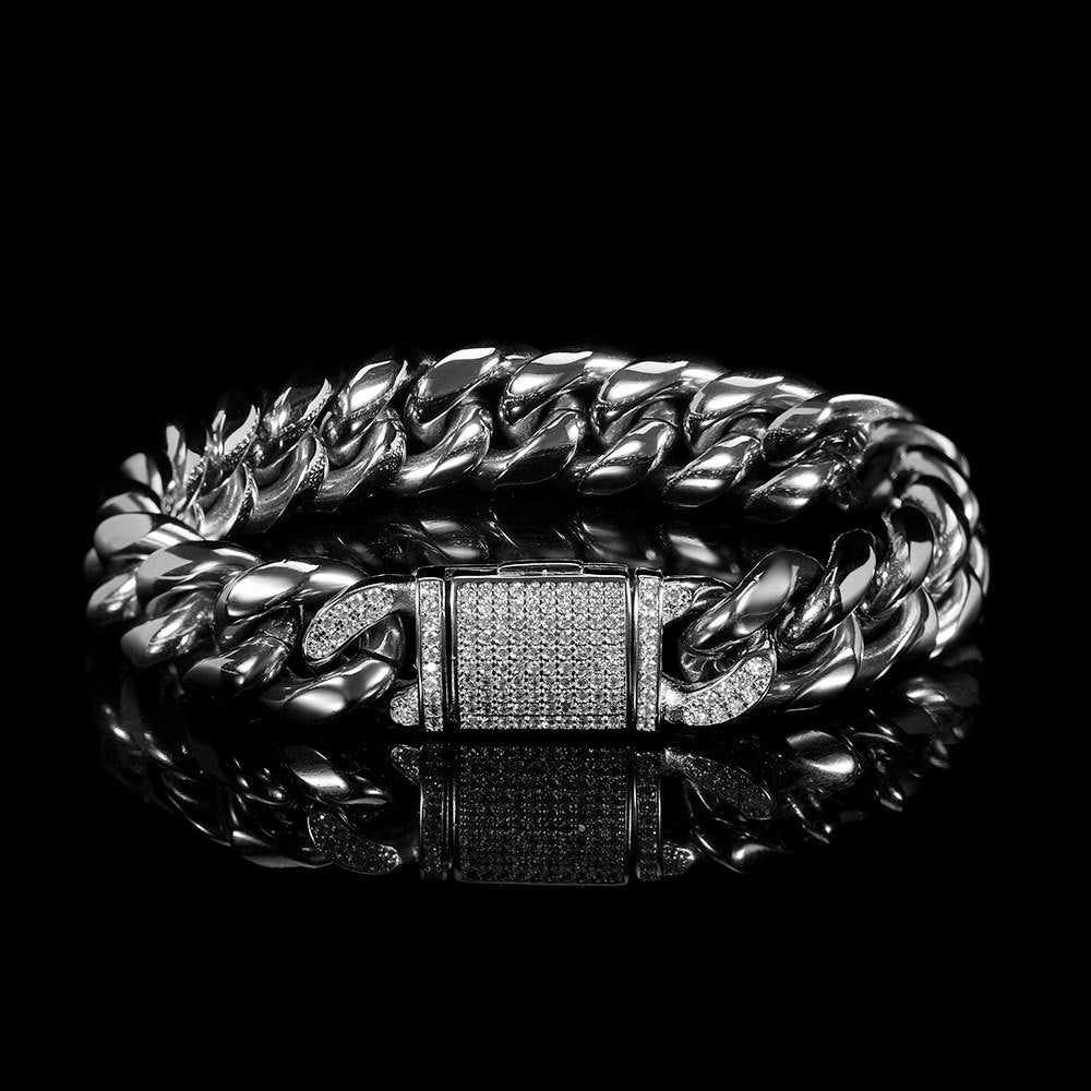 Cuban Stone Iced Bracelet