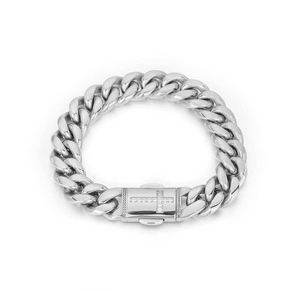 Cuban Diamond Buckle Bracelet