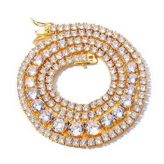 Hip Hop Zircon Tennis Necklace