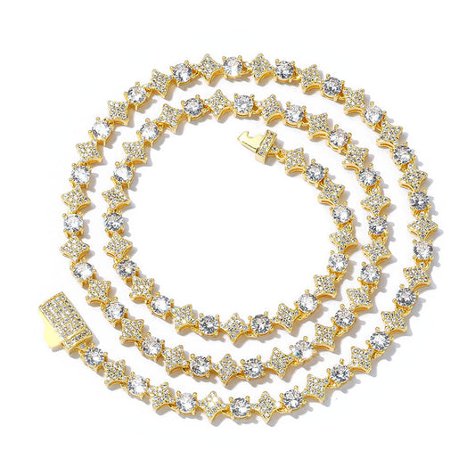 Star Zircon Tennis Chain