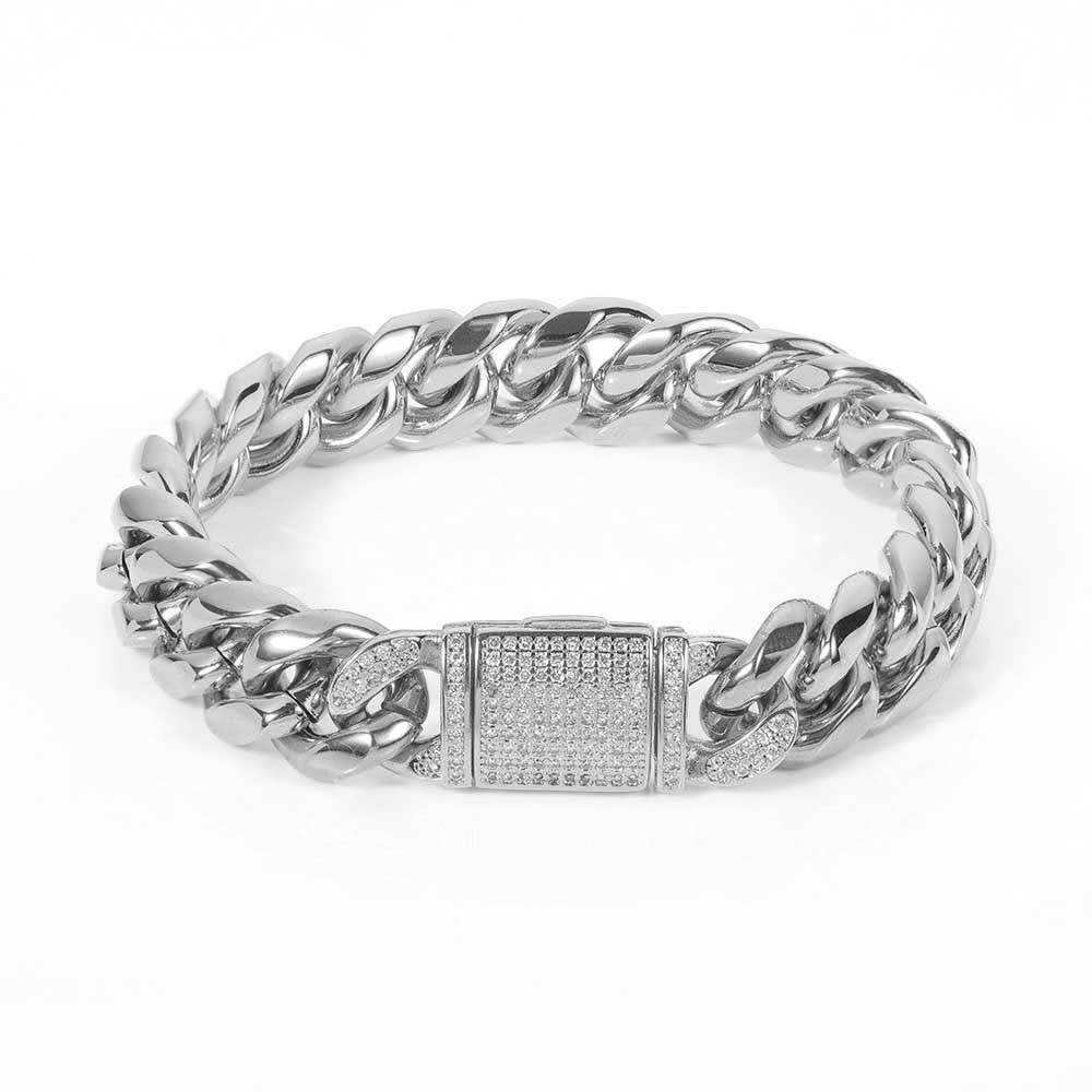 Cuban Stone Iced Bracelet