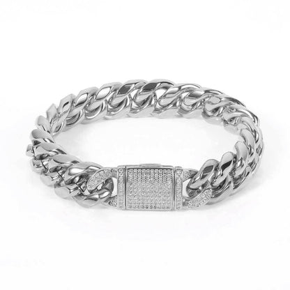 Cuban Stone Iced Bracelet