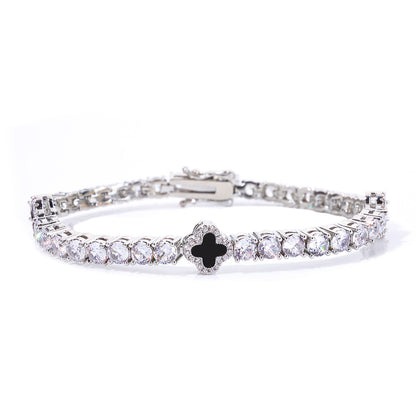 Four Leaf Clover Diamond Bracelet