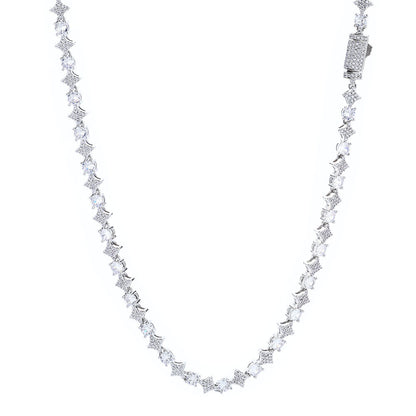 Star Zircon Tennis Chain