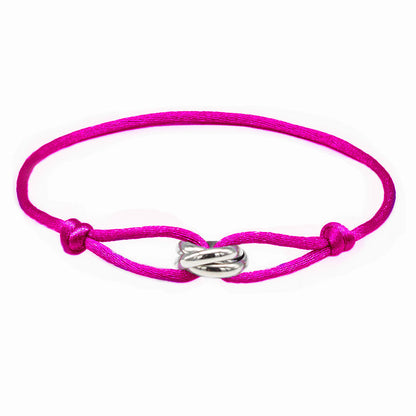 3 Metal Buckle Adjustable Rope Bracelet