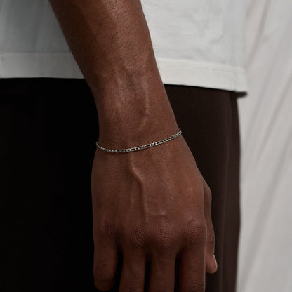 Figaro Bracelet (Silver) 3MM