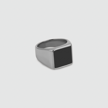 Flat Signet Ring (Silver)