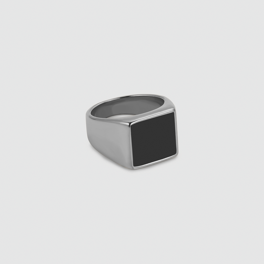 Flat Signet Ring (Silver)