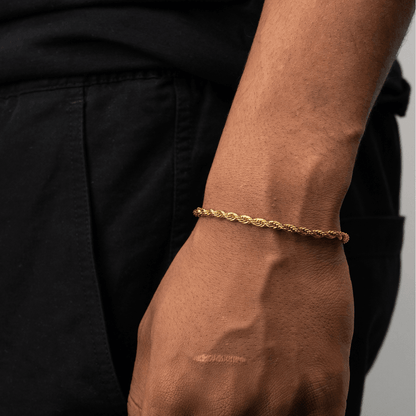 Rope Bracelet (Gold) 4MM